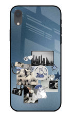 Miffy iPhone XR Glass Case Back Cover by Casekaro