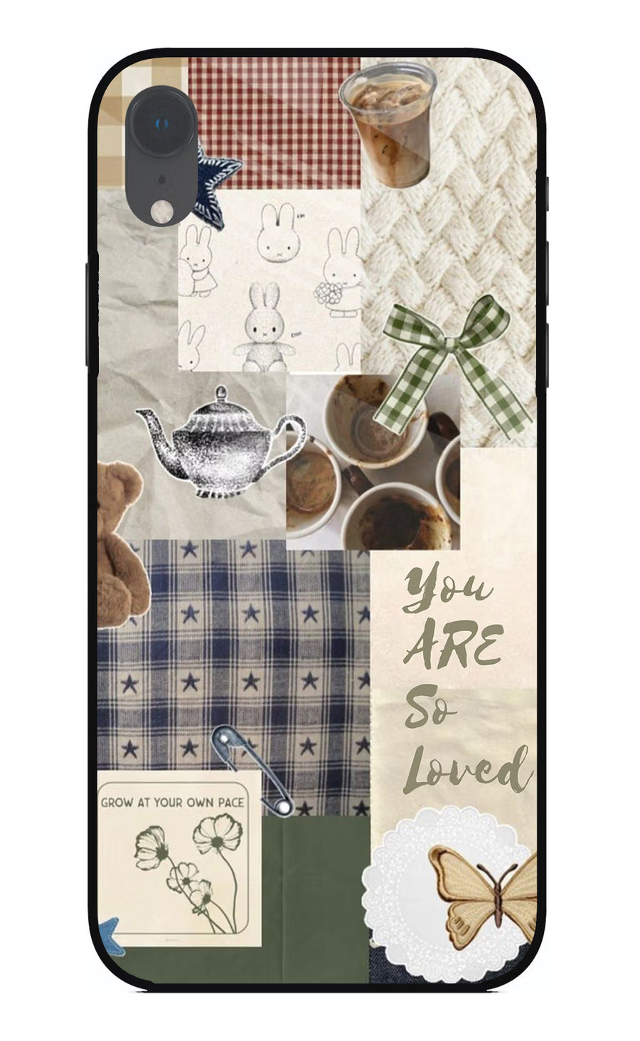 Cookie iPhone XR Back Cover, Glass case
