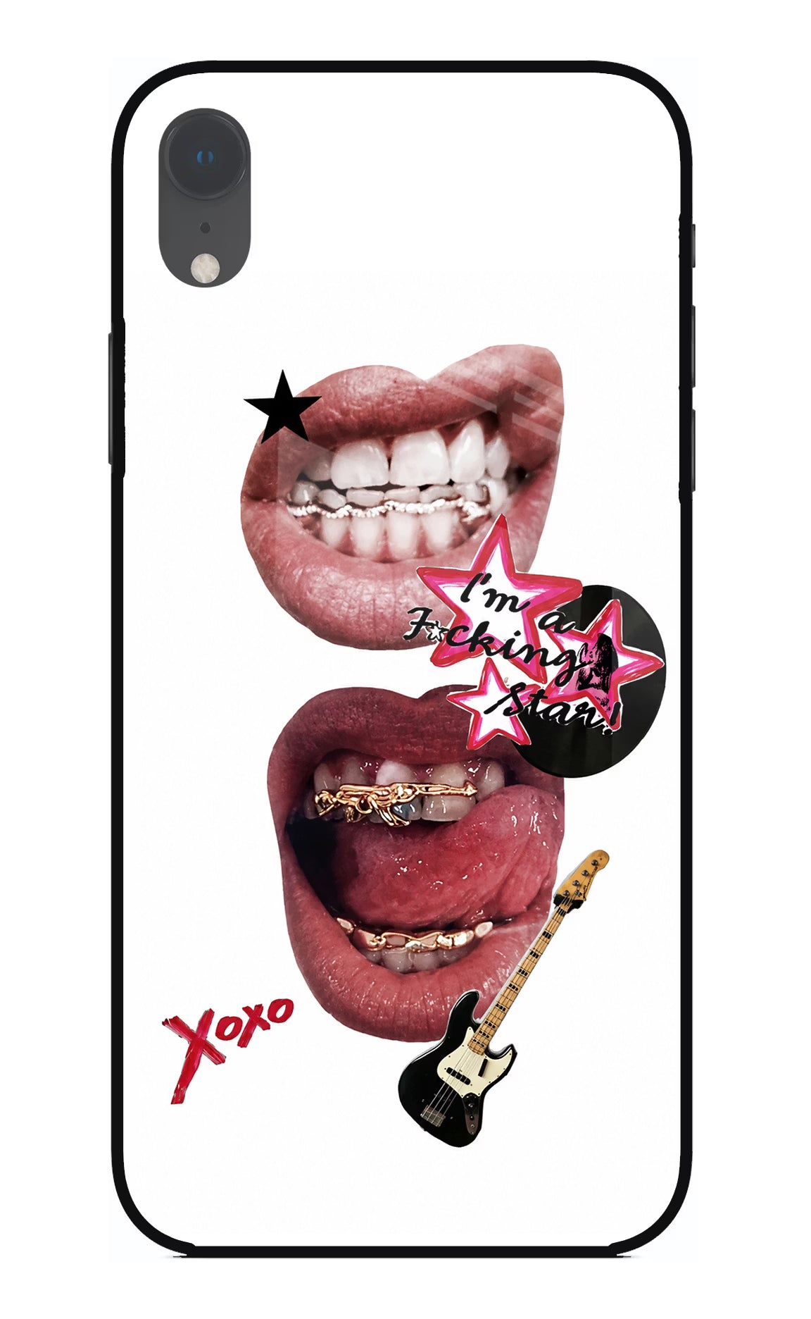Rockstar iPhone XR Glass Case