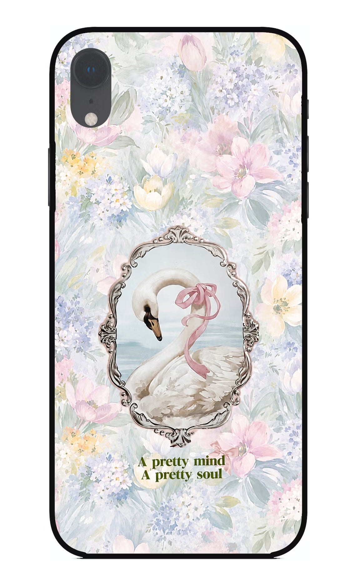 Pretty Mind Pretty Soul iPhone XR Glass Case
