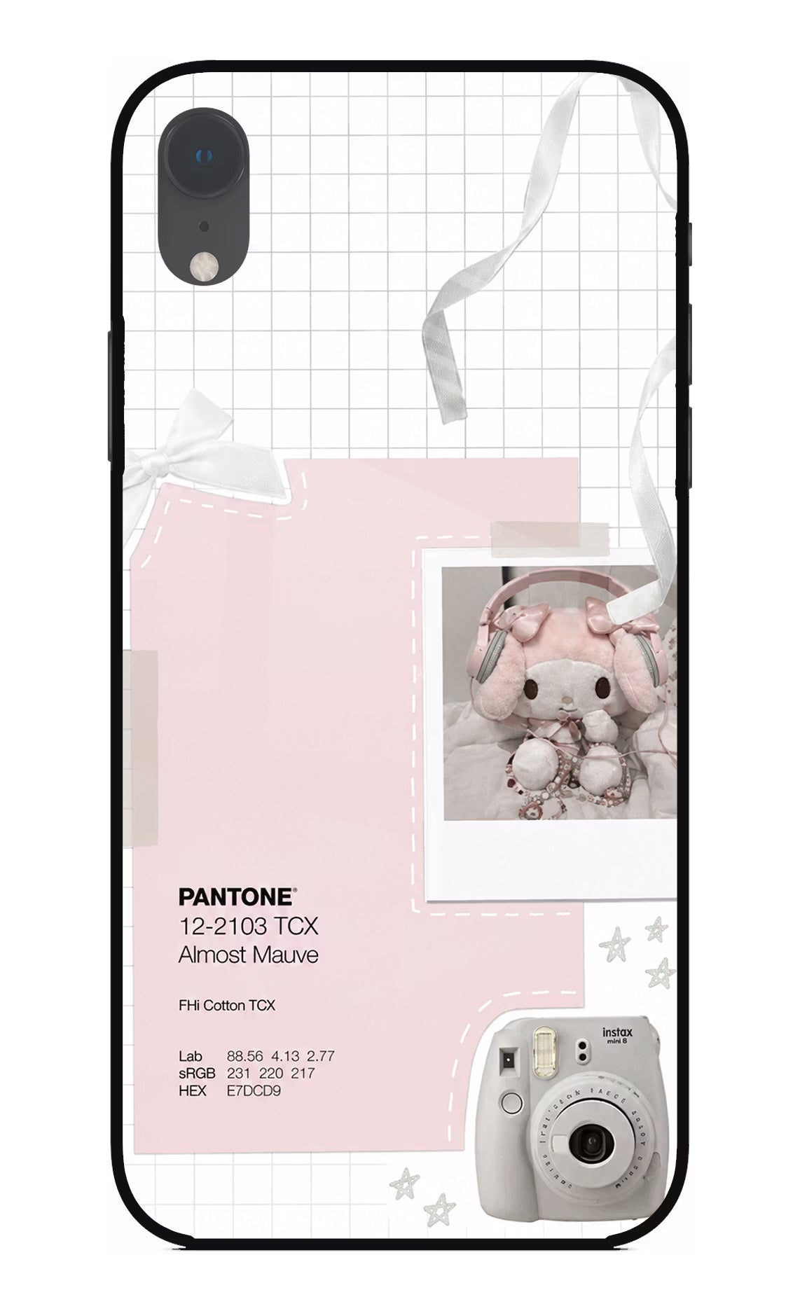 Pantone Asthetic iPhone XR Glass Case