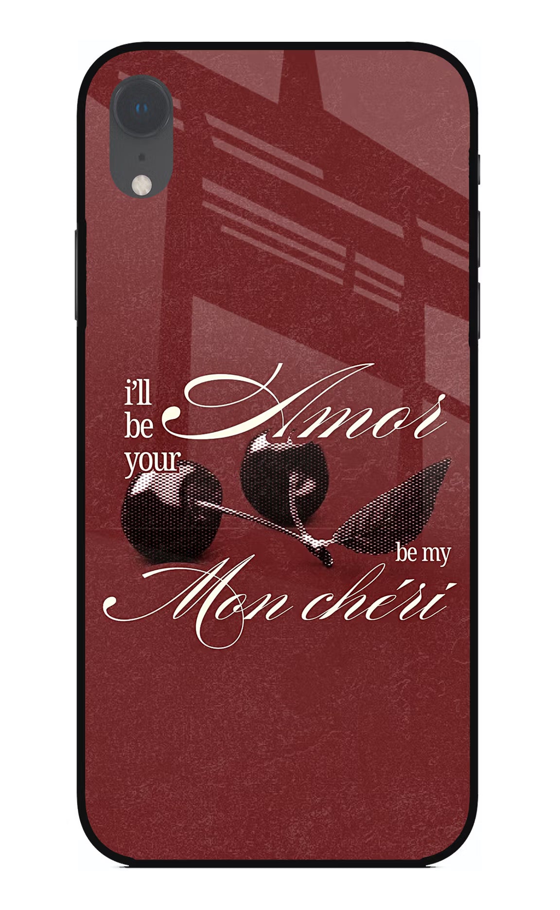 Velvet Cherry iPhone XR Glass Case