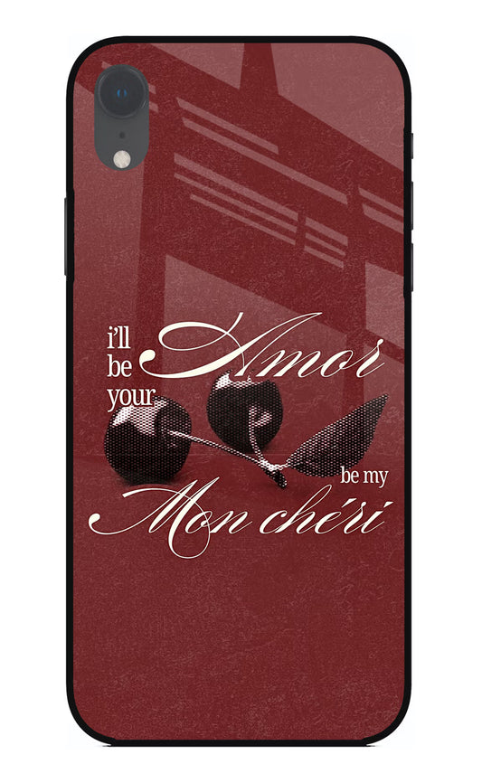 Velvet Cherry iPhone XR Glass Case