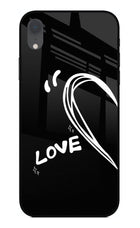 Love Line iPhone XR Glass Case