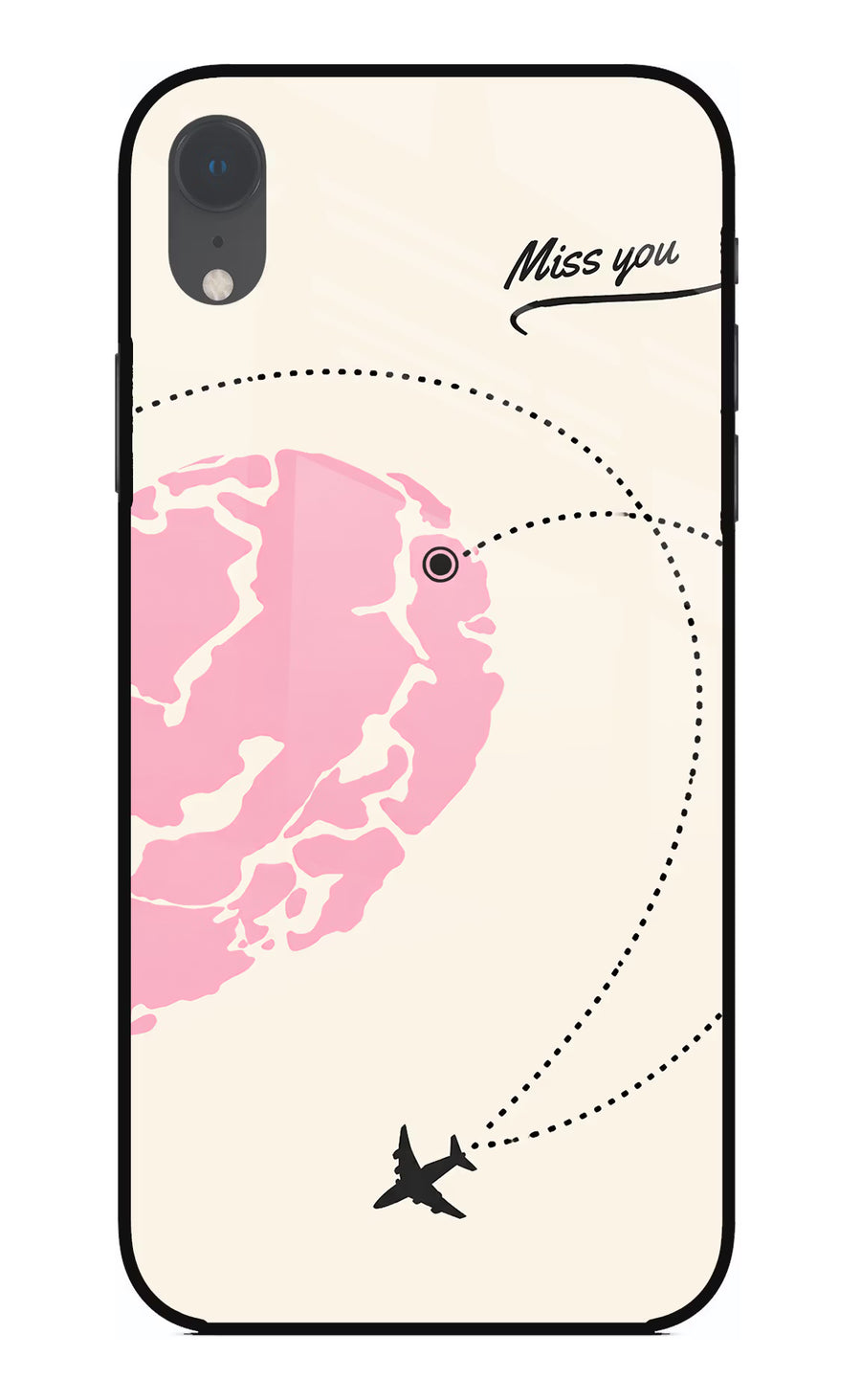 Miss Orbit iPhone XR Back Cover, Glass case