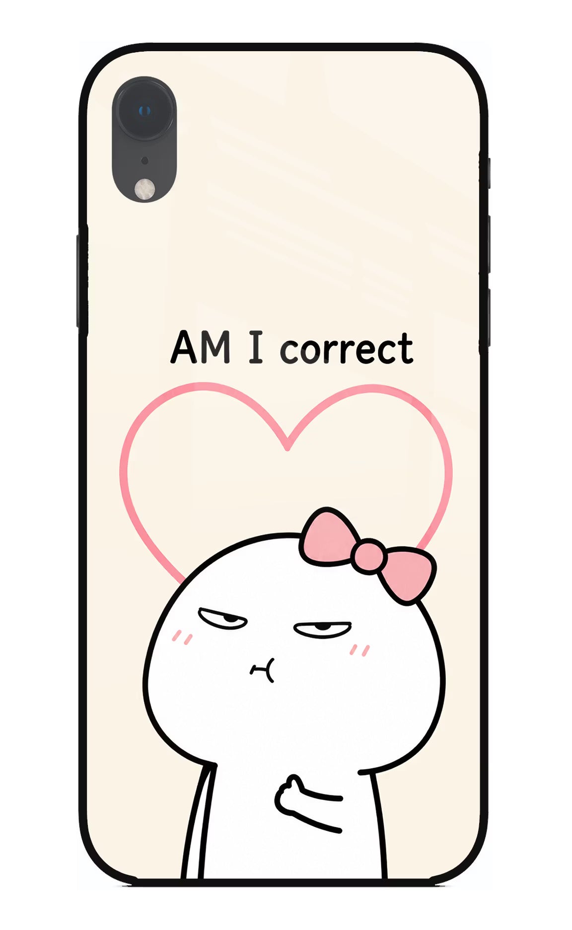 Always Right iPhone XR Glass Case