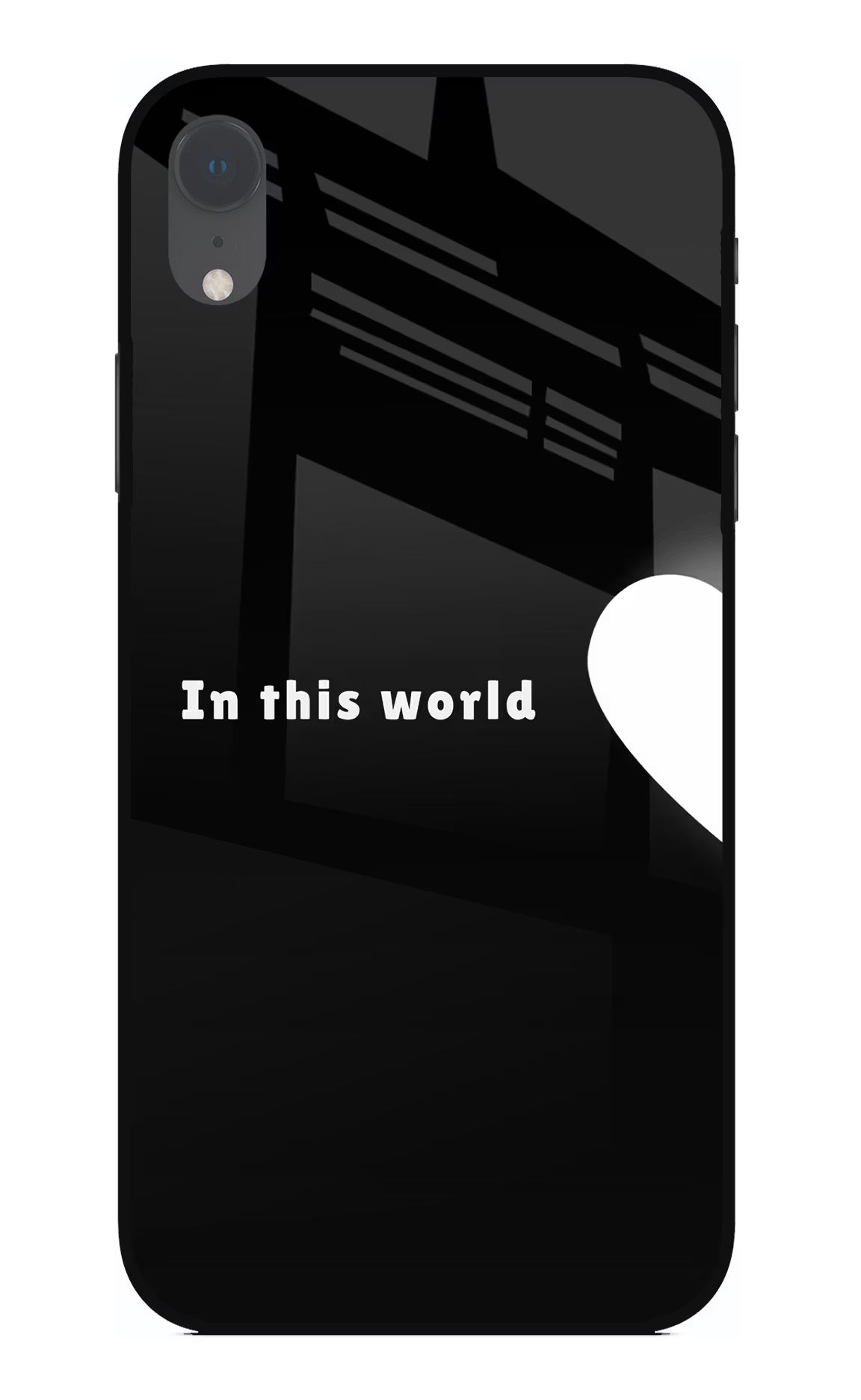This World iPhone XR Glass Case
