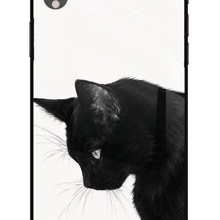 Shadow Gaze iPhone XR Glass Case