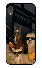 Party Squad iPhone XR Glass Case