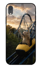 Rollercoaster Dog iPhone XR Glass Case