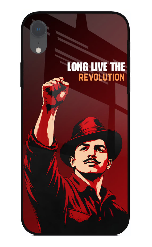 Bhagat Singh Revolution iPhone XR Glass Case