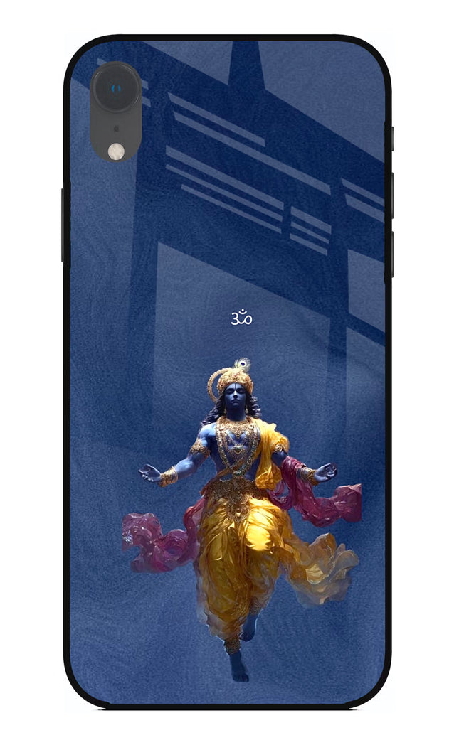 Cosmic Krishna iPhone XR Glass Case