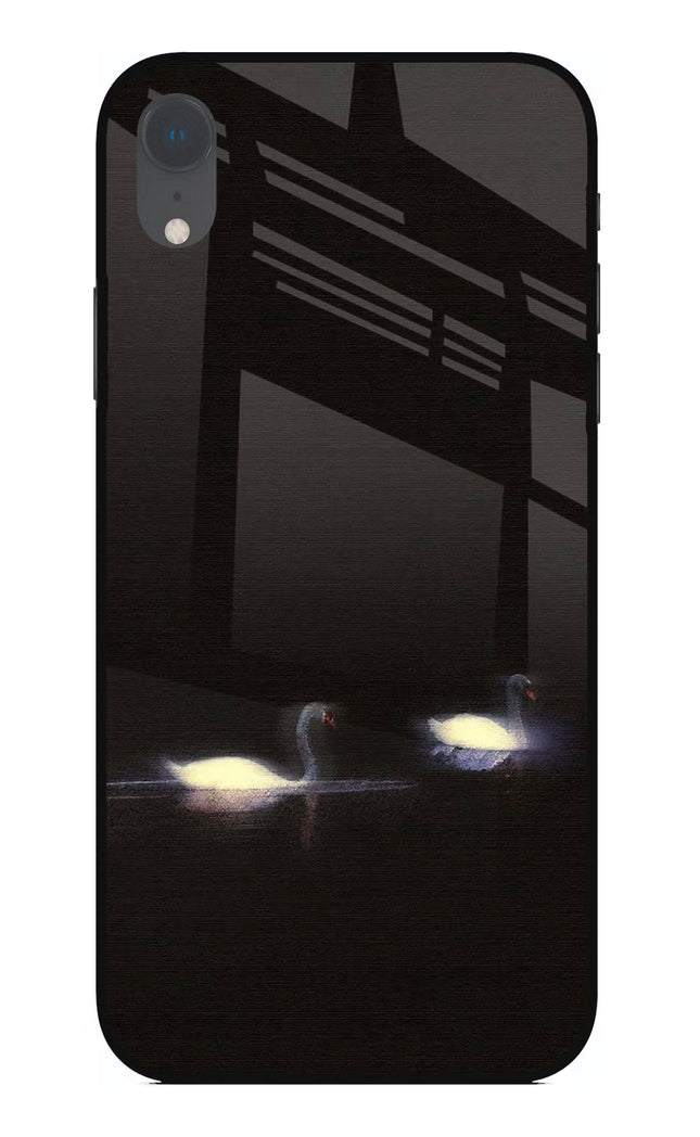 Silent Swans iPhone XR Glass Case