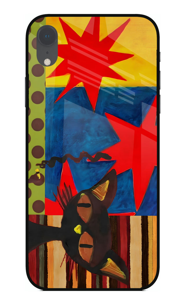 Pop Cat iPhone XR Glass Case