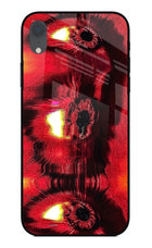 Fire Eye iPhone XR Glass Case