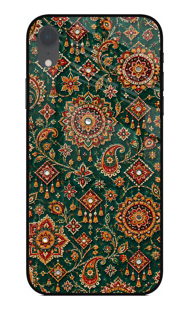 Green Pataka iPhone XR Glass Case