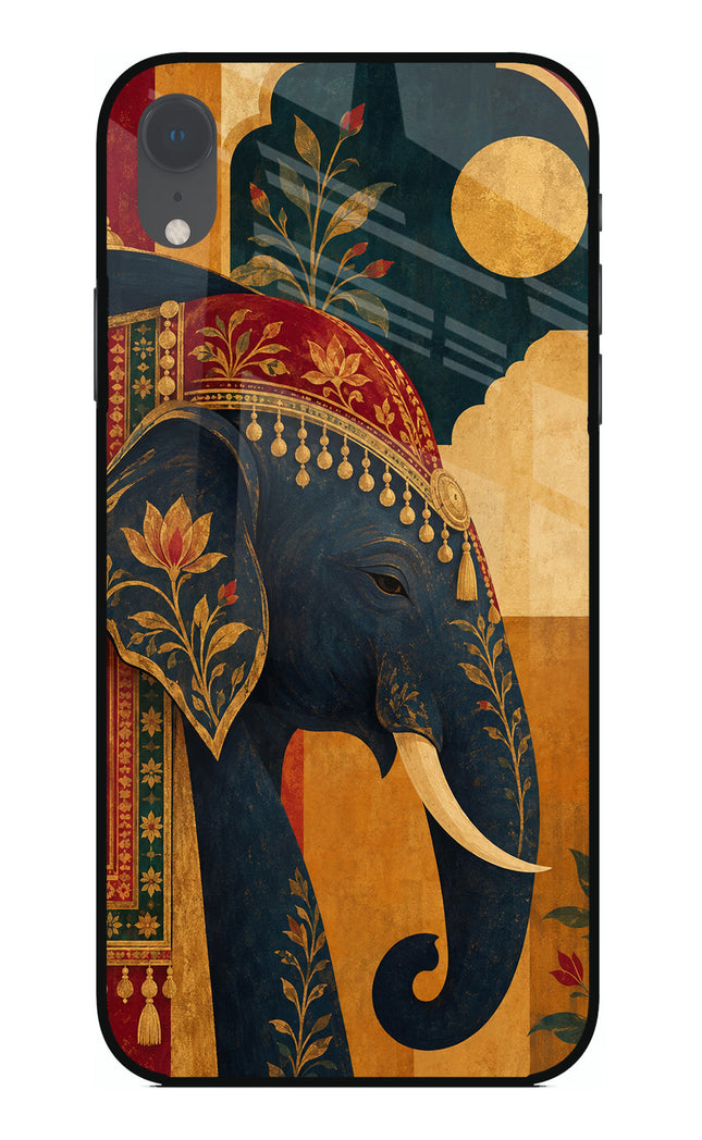 Royal Elephant iPhone XR Glass Case