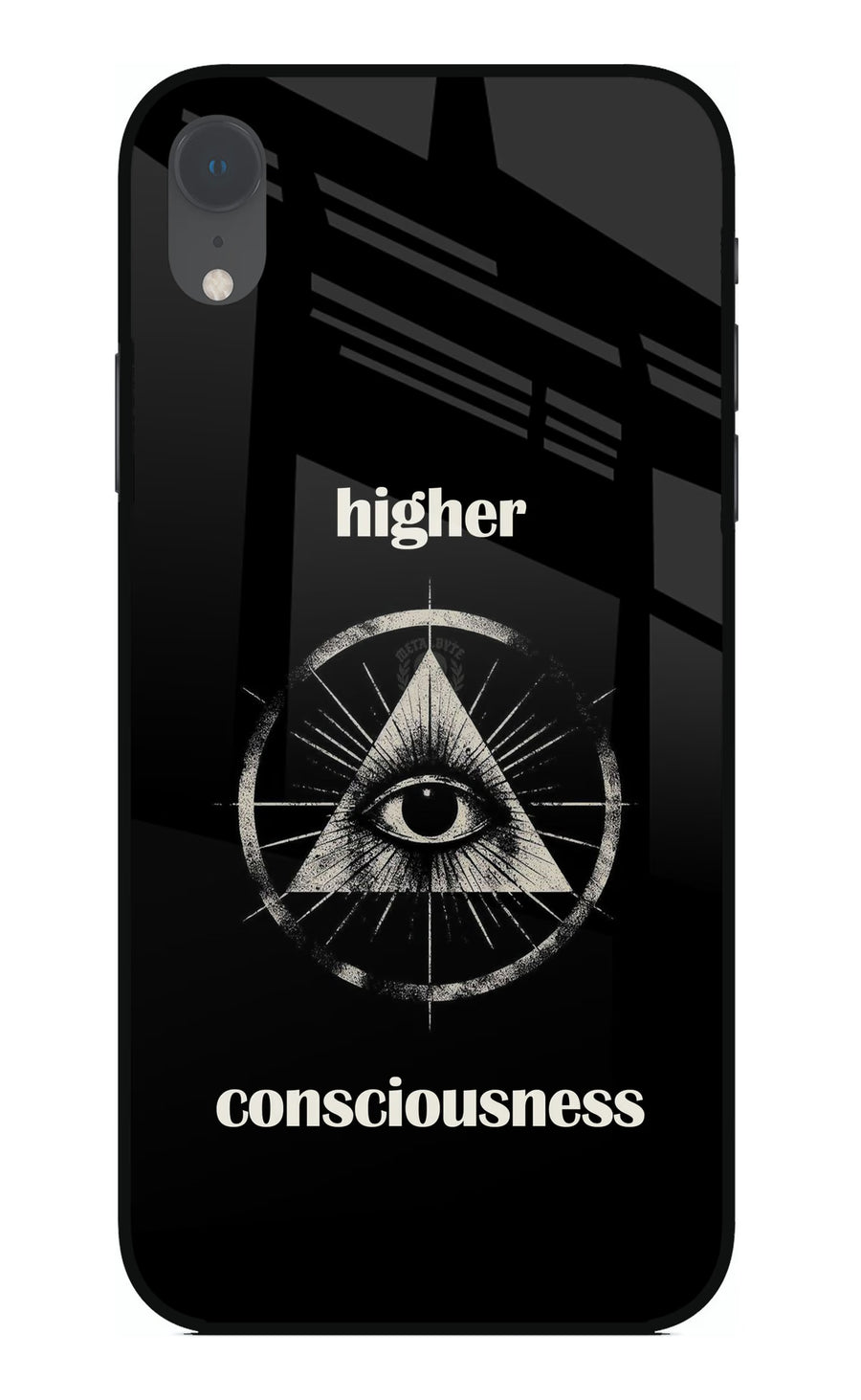 Illuminati Eye iPhone XR Back Cover, Glass case