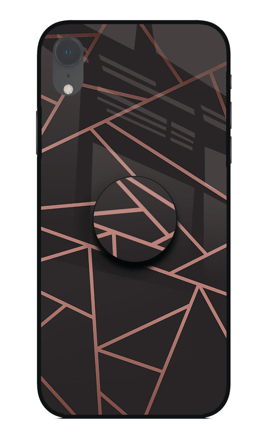 Geometric Pattern iPhone XR Glass Case