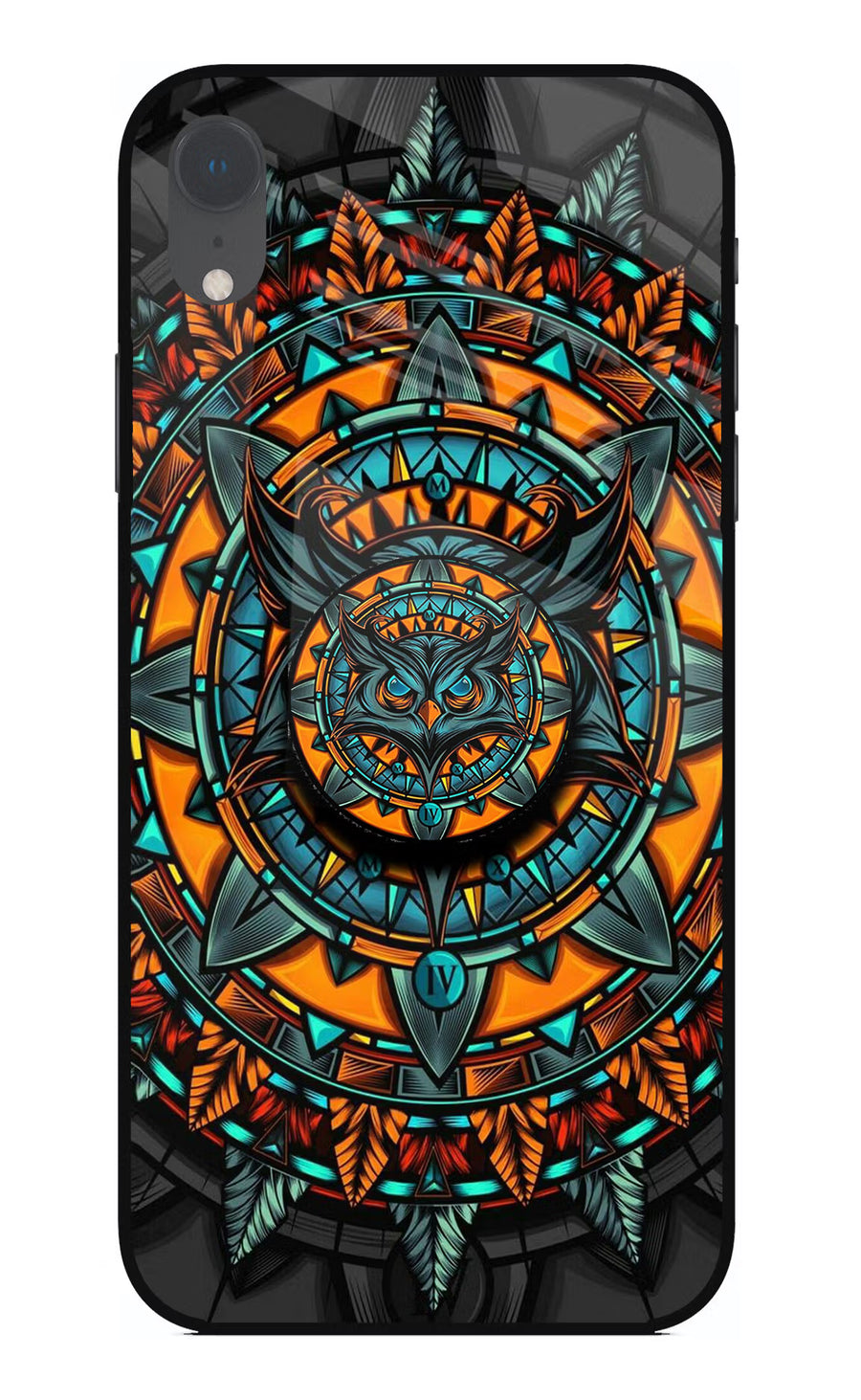 Angry Owl iPhone XR Pop Case, Glass case