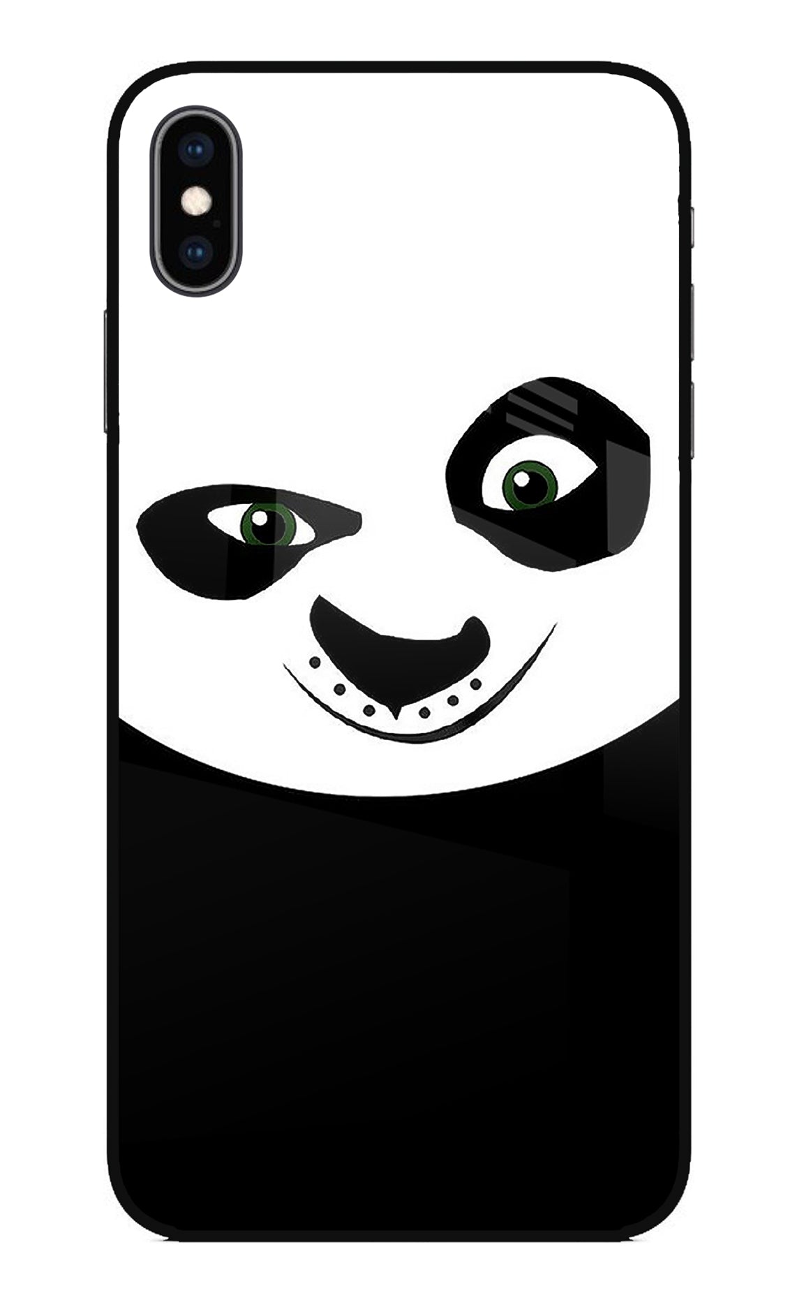 Panda iPhone XS Max Glass Case