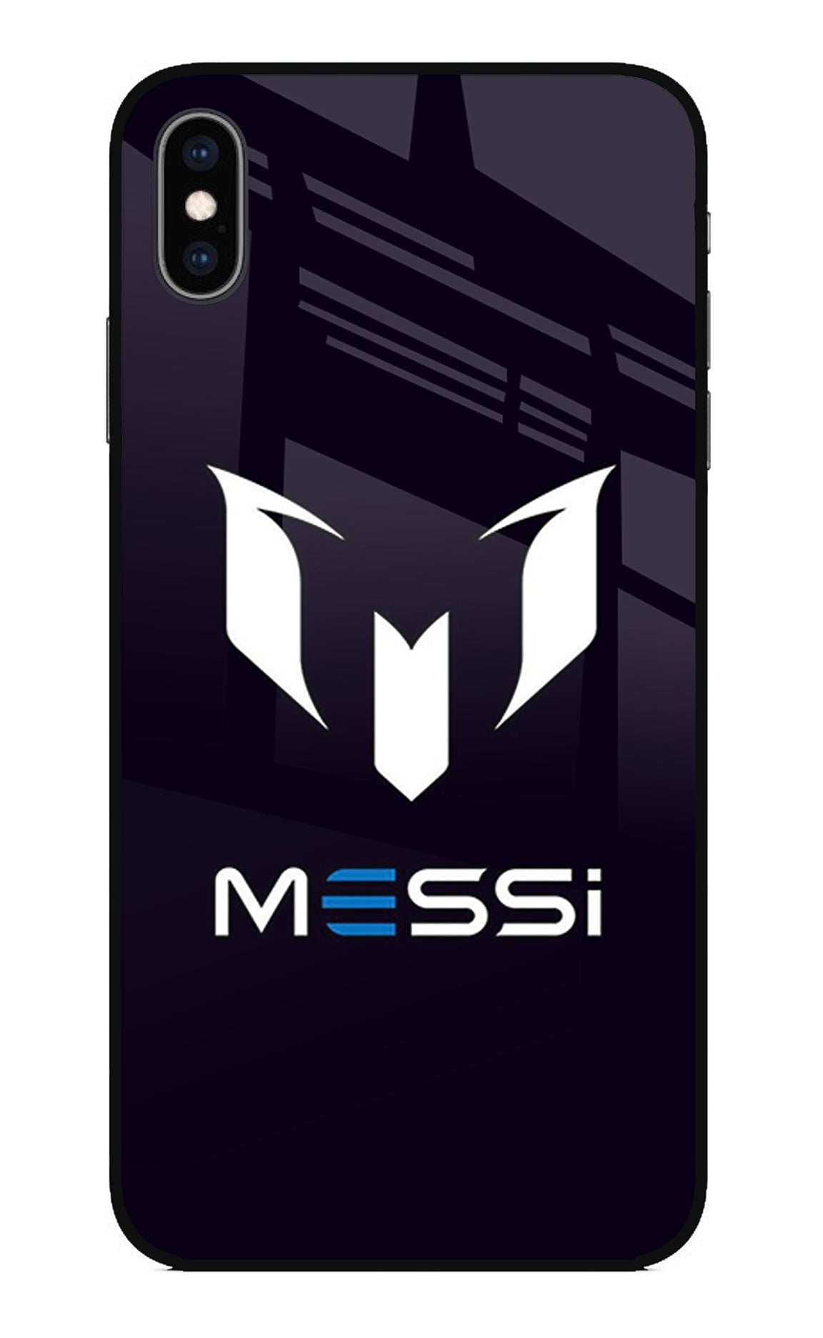 Messi Logo iPhone XS Max Glass Case