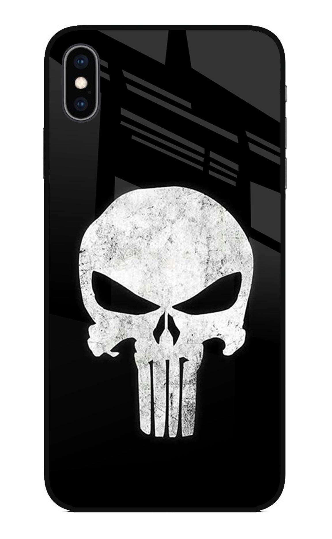 Punisher Skull iPhone XS Max Glass Case