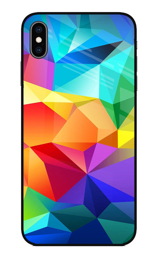 Abstract Pattern iPhone XS Max Glass Case