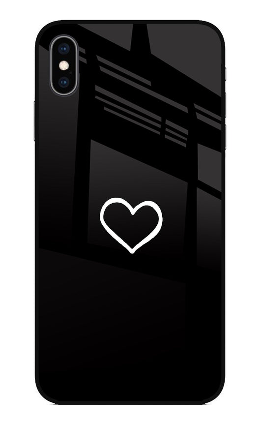 Heart iPhone XS Max Glass Case