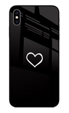 Heart iPhone XS Max Glass Case