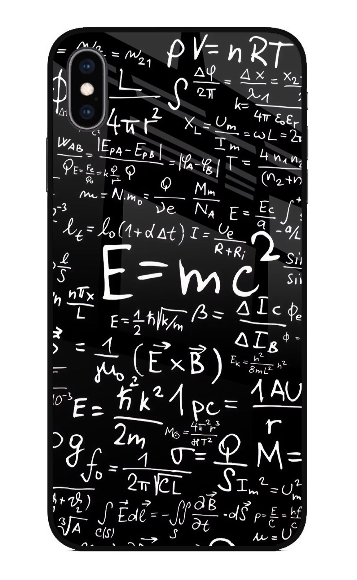 Physics Formula iPhone XS Max Glass Case