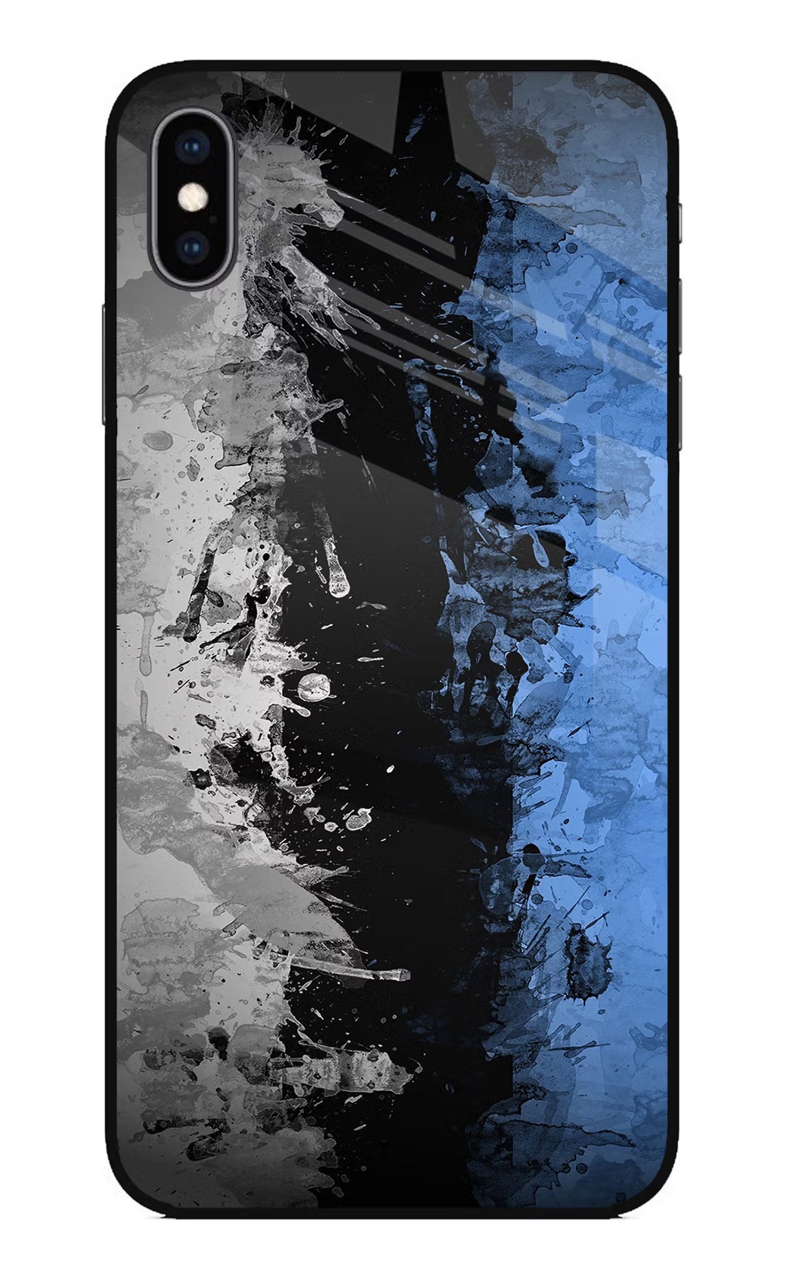 Artistic Design iPhone XS Max Glass Case Back Cover by Casekaro