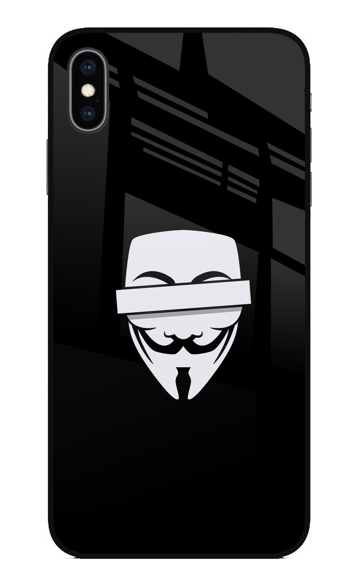 Anonymous Face iPhone XS Max Back Cover