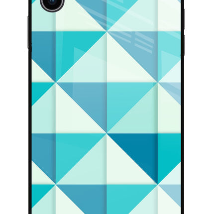 Abstract iPhone XS Max Glass Case Back Cover by Casekaro