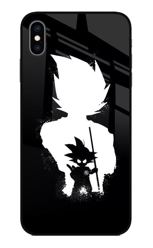 Goku Shadow iPhone XS Max Glass Case