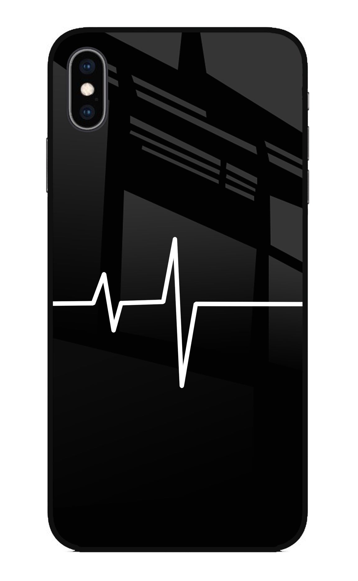 Heart Beats iPhone XS Max Glass Case