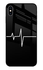 Heart Beats iPhone XS Max Glass Case