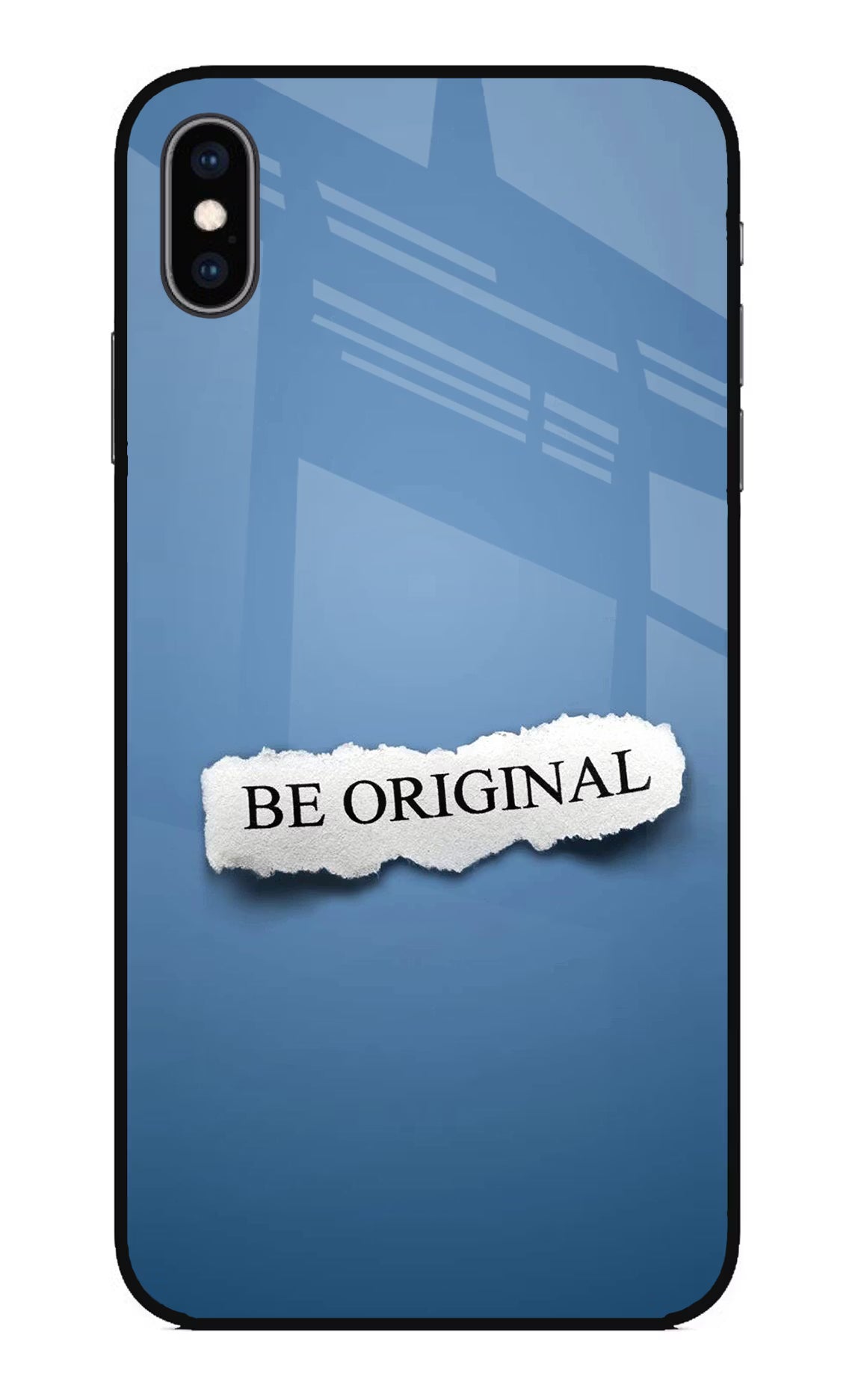 Be Original iPhone XS Max Glass Case Back Cover by Casekaro