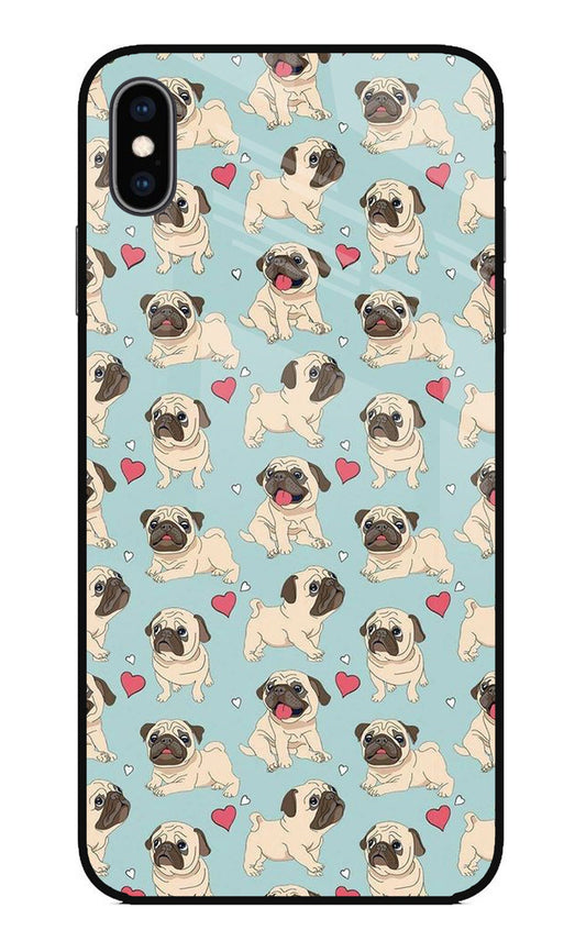 Pug Dog iPhone XS Max Glass Case