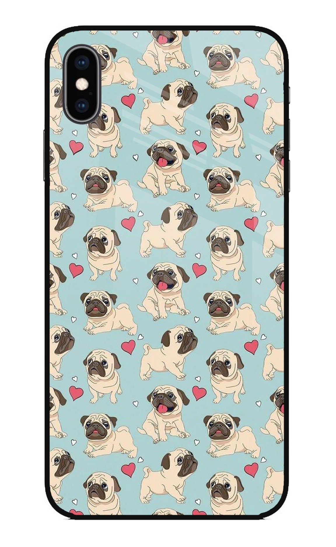 Pug Dog iPhone XS Max Back Cover