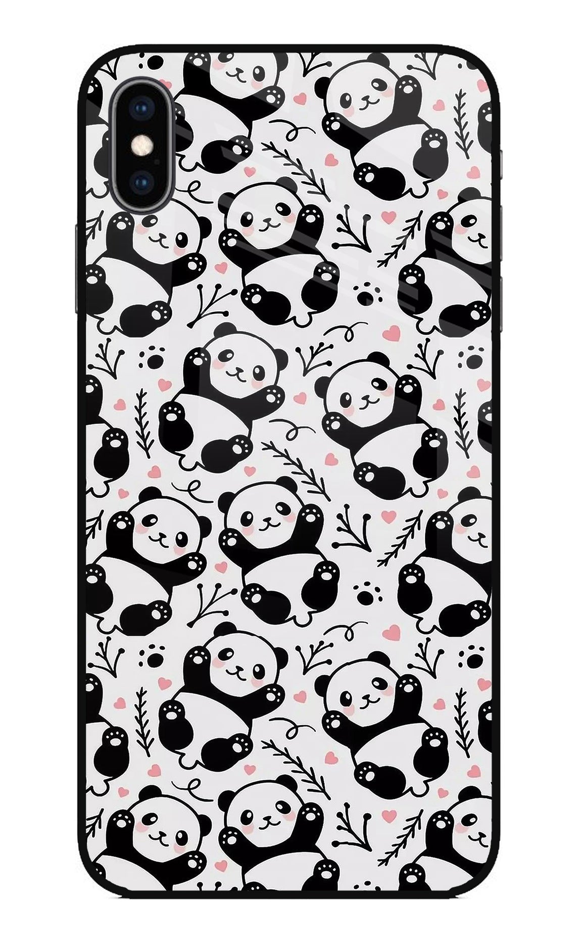 Cute Panda iPhone XS Max Back Cover