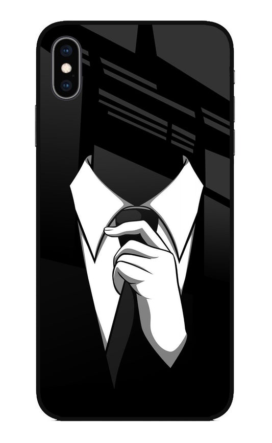 Black Tie iPhone XS Max Glass Case