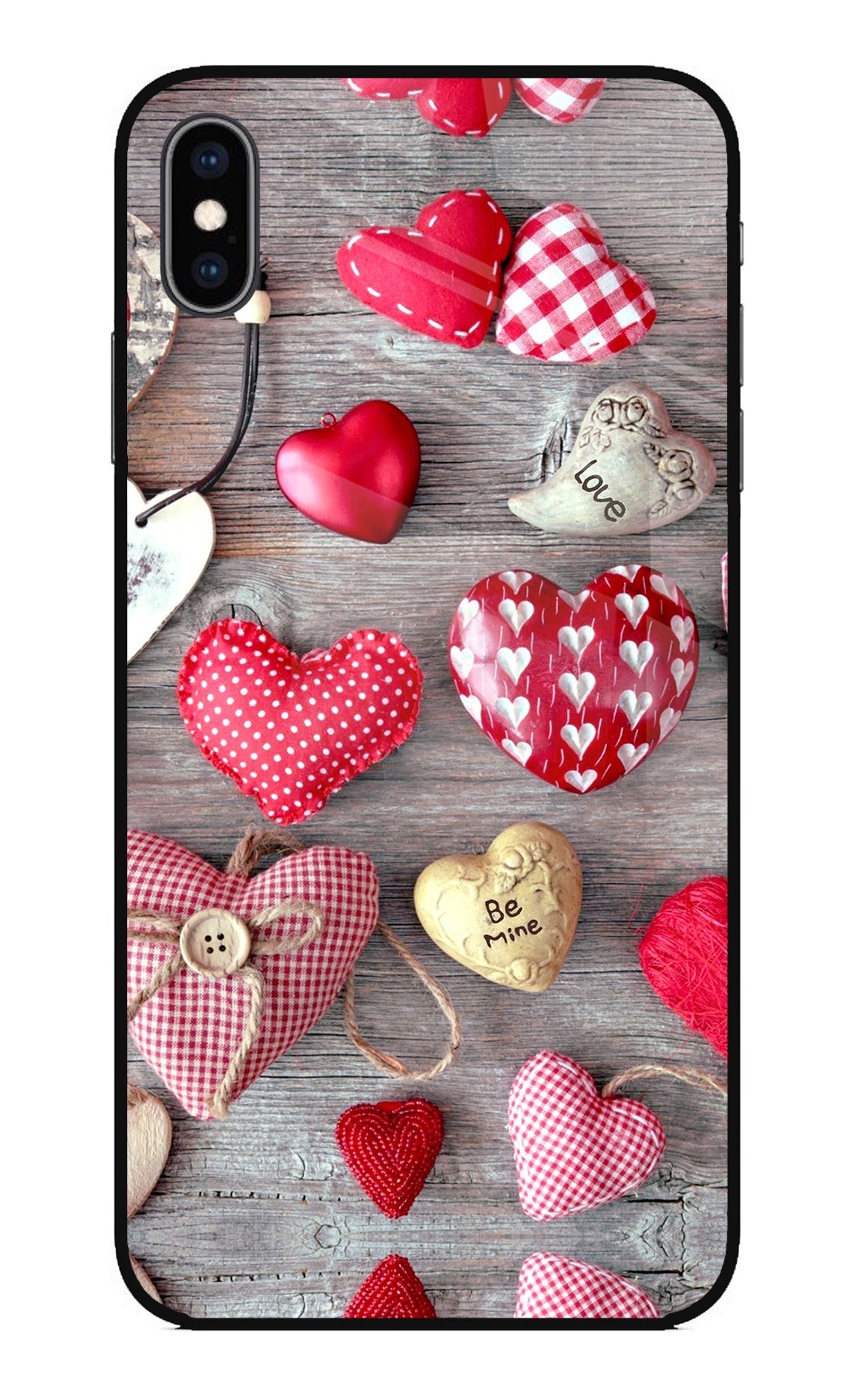 Love Wallpaper iPhone XS Max Back Cover