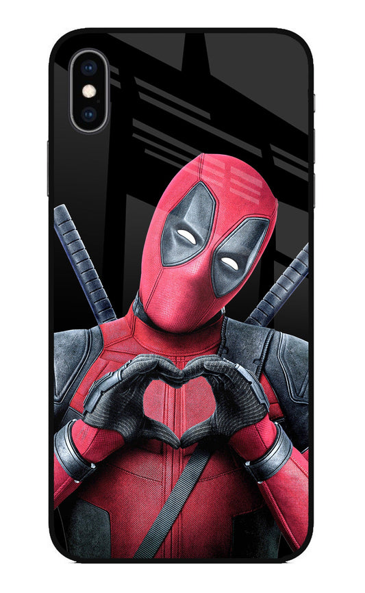 Deadpool iPhone XS Max Glass Case