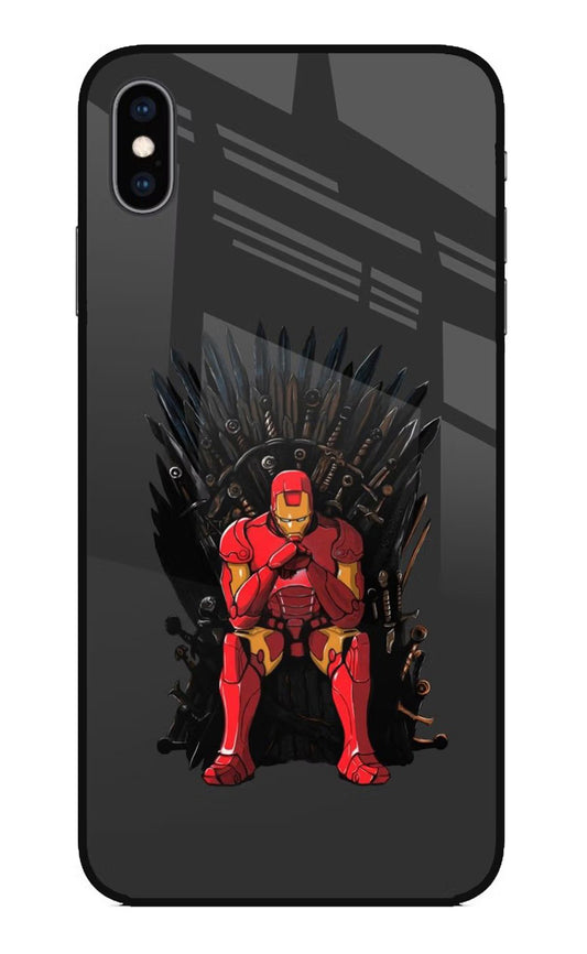 Ironman Throne iPhone XS Max Glass Case