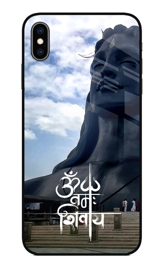 Om Namah Shivay iPhone XS Max Glass Case