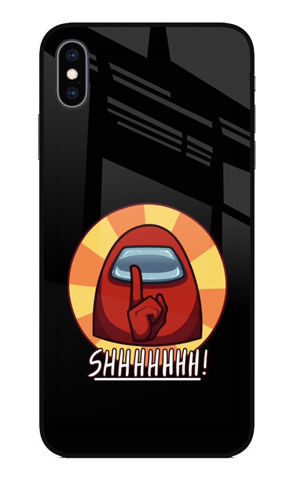 Among Us Shhh! iPhone XS Max Back Cover