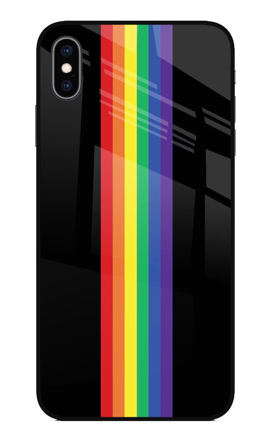 Pride iPhone XS Max Glass Case Back Cover by Casekaro