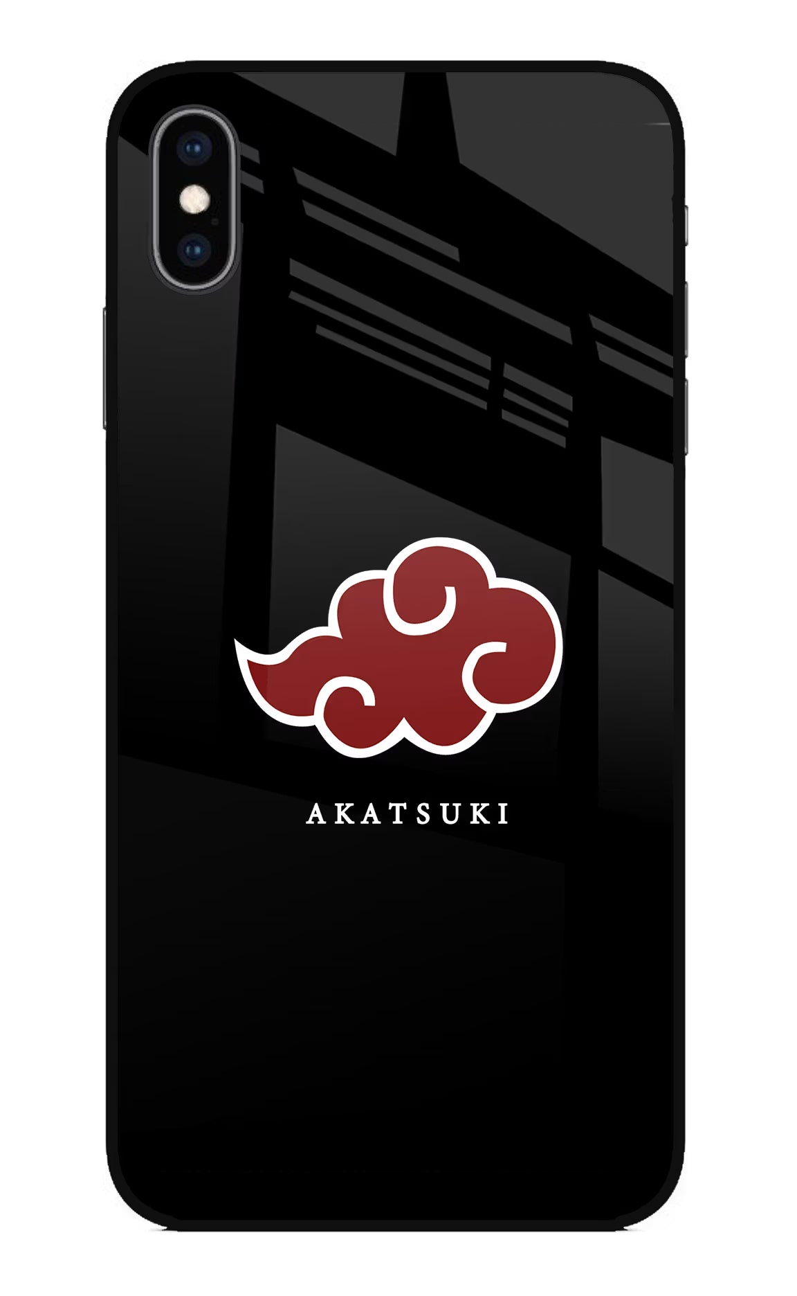 Akatsuki iPhone XS Max Glass Case Back Cover by Casekaro