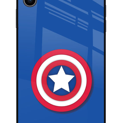 Shield iPhone XS Max Glass Case Back Cover by Casekaro